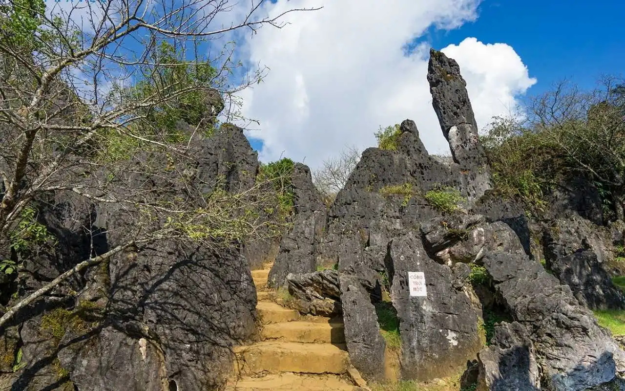 Walking through the maze-like paths between the stone towers, you’ll feel as if you’ve entered a natural sculpture park